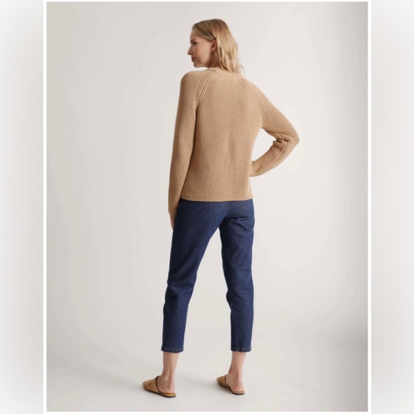 QUINCE Fisherman Crew Sweater - Picture 3 of 11